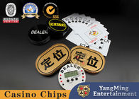 Brand New Golden Oval Positioning Card International Bull Poker Table Game Accessories