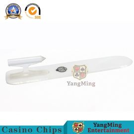 International Industrial Environmental Standard ABS Plastic Transparent Handle Casino Chip Shovel Poker Club Card Shovel