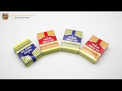 Kusam Polandia 100% Pvc Kartu Bermain Tahan Air Untuk Poker Dengan Warna Merah & Biru