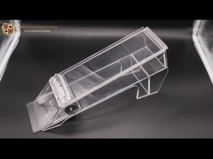 Full-Transparan 8 Pasang Poker Bermain Kartu Kasino Manual Khusus Dealer Sepatu