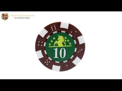 11.5g ABS Plastik Texas BlackJack Clay Casino Poker Chip Set Dengan UV Mark Dan Kasus