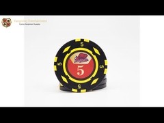 Baru Disesuaikan 600 Potongan Club Chips Texas Poker Meja Permainan Chip Set Paduan Aluminium Kotak