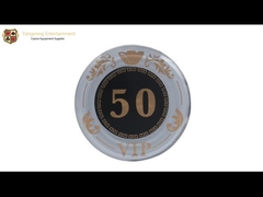Set Chip Poker Baccarat 760 Potongan Dengan Sablon Kristal Akrilik Tanda UV