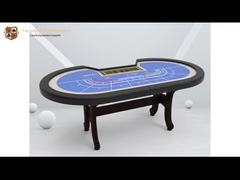 8 Pemain Baccarat H Legs Lipat Judi Meja Poker Permainan Warna Dapat Disesuaikan