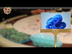 DY06-232 Inch Disesuaikan Baccarat Poker Table Discefinition Definition Discinition Tampilan