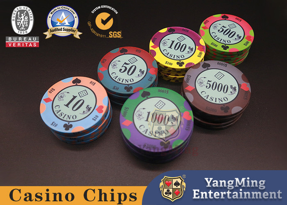 Beli 10g Club Texas Poker Chip Blackjack Meja Keramik Chip pembuatan online