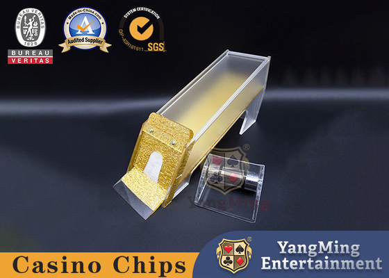 Beli Sepatu Dealer Kartu Kustom Texas Poker Baccarat Dipoles Emas 8 Deck Dealer Meja Kasino Poker pembuatan online