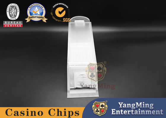 Beli 8 Deck Frosted Acrylic Meja Poker Kartu Dealer Sepatu Tembus pembuatan online