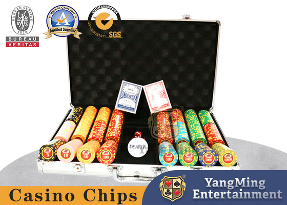 Beli Disesuaikan 600 Potongan Klub Chips Texas Poker Meja Permainan Chip Set Paduan Aluminium Kotak pembuatan online