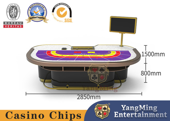 Beli Meja Judi Baccarat yang Disesuaikan, Permainan Poker Kain Meja 9 Pemain pembuatan online