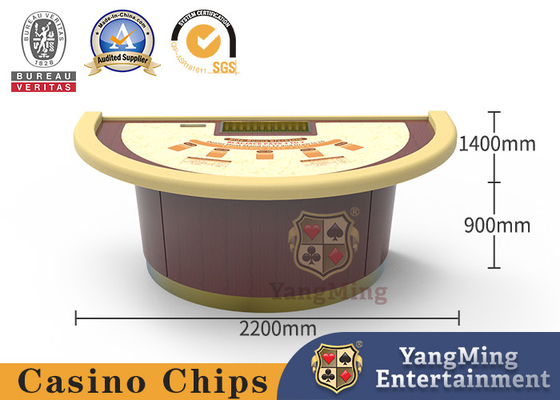 Beli Meja Judi Black Jack Setengah Putaran Konvensional Dengan Chip Plate Casino Club pembuatan online