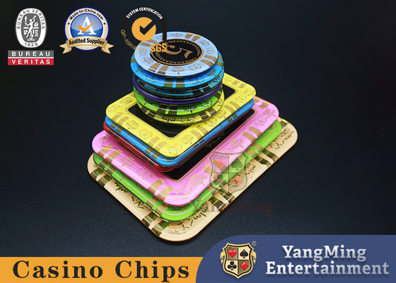 Beli Silk Screen Casino Poker Chips Plastik Akrilik Anti Pemalsuan Independen pembuatan online