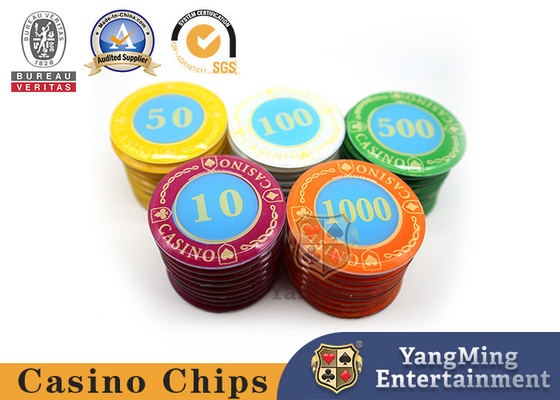 Beli Set Chip Judi Baccarat Acrylic Crystal 45mm pembuatan online