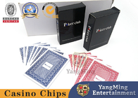 Waterproof Plastic Poker Card Red and Blue Casino Exclusive Texas Poker Table Game Plastic Card
