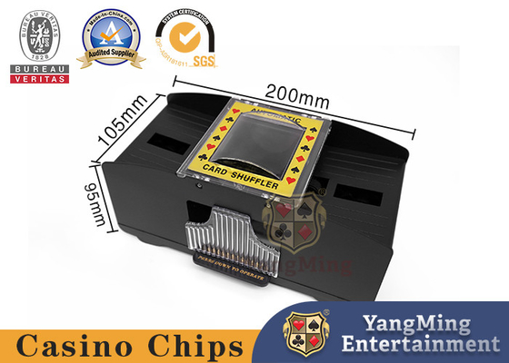 Beli 5 # Pengocok Kartu Plastik Tunggal Baterai Untuk Permainan Meja Kasino Poker Bermain Kartu pembuatan online