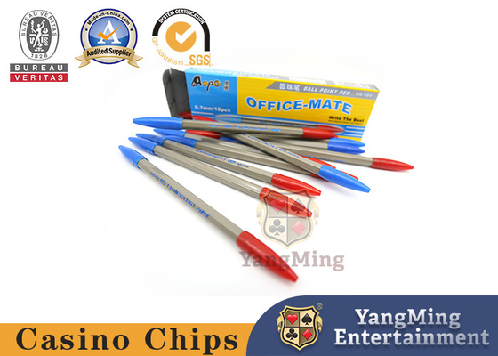 Beli ABS Baccarat Dragon Tiger Casino Sistem Permainan Pulpen Rekaman Merah Dan Biru pembuatan online