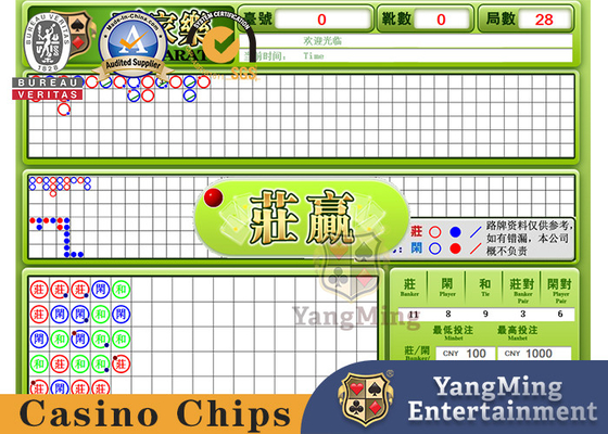 Beli Baccarat Chinese Dan English Waybill System Software Casino Poker Table Games Display pembuatan online