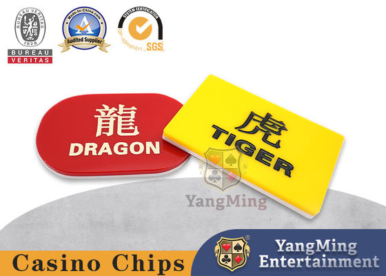 Beli Suhu Tinggi Ukir Acrylic Dragon Tiger Marker Kasino Meja Poker Permainan pembuatan online