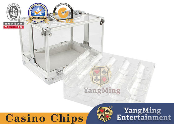 Beli 600 Capacity Acrylic Poker Chip Case with 6 Storage Trays pembuatan online