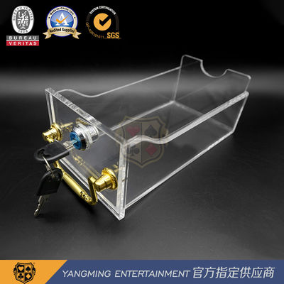 Beli 8 Pasang Kotak Hadiah Kartu Poker Akrilik Sepenuhnya Transparan Dengan Kotak Kartu Limbah Kunci pembuatan online