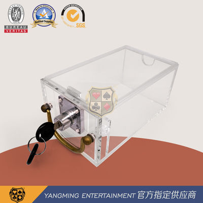 Beli Tempat Buang Kasino Standar 6 Pasang Kotak Hadiah Kartu Kotak Kartu Atas Meja Poker Dapat Dikunci Akrilik pembuatan online