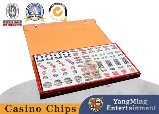 Beli Melamine Mahjong Tiles Gift Box Set Untuk Permainan Meja Kasino pembuatan online