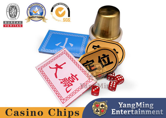 Beli Merah Dan Biru Depan Dan Belakang Cetak Ukuran Posisi Tombol Kasino Poker Game Meja kustomisasi pembuatan online