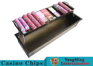 Beli 2 - Lapisan Perunggu Logam Kasur Nampan Chip Tebal Padat Dengan Kunci Perlindungan Keamanan pembuatan online