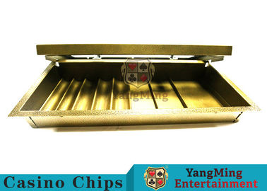 Beli Kasino Didedikasikan 1 Lapisan Poker Chip Kasus Kunci Tunggal Warna Emas Chip Set Float Gaya Klasik Dengan Penutup Transparan pembuatan online
