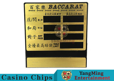Beli Blackjack / Poker Casino Table Tanda Batas Meja Tembaga Murni Khusus pembuatan online