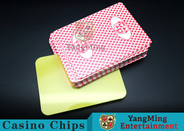 Beli 100% PVC plastik CasinoTable Klub Bermain Kartu Die Cutting Card Dengan Kualitas Kustom Dan Layanan Pro Empat Warna 88 * 63mm pembuatan online