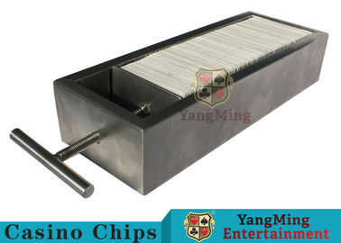 Beli Aksesoris Kasino Stainless Steel, Pemegang Kartu Kasino Untuk 8 -10 Dek pembuatan online