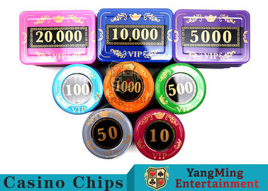 Beli 730 Pcs Layar Kristal Gaya Roulette Chip Set / Set Permainan Poker Dalam Kasus Aluminium pembuatan online
