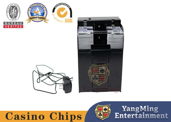 Beli Menggunakan Resistant Casino Shuffling Machine Black Metal Texas Hold'Em Delapan Dek Kartu Poker Kasino Otomatis Kartu Shuffler pembuatan online