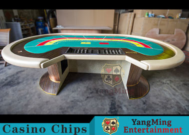 Beli Meja Poker Kasino Tahan Air / Meja Poker Profesional Dengan Pegangan Kulit pembuatan online