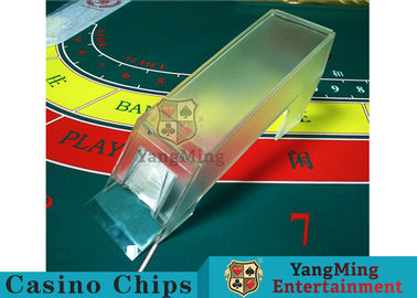 Beli Poker Game 8 Deck Bermain Kartu Sepatu Frosted Shuffler Kartu Kasino Sepatu Tebal Tinggi-Kepadatan Plexiglass Dealer Kartu Sepatu pembuatan online
