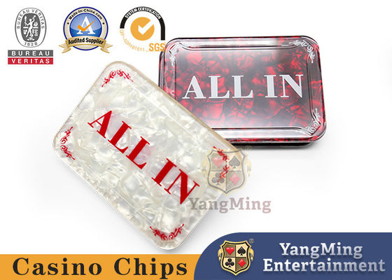 Beli Acrylic Square ALL IN Positioning Card Texas Hold'em Poker Table Pengenalan Taruhan Lengkap pembuatan online