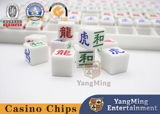 Beli ABS Glossy Casino Game Aksesoris Plastik Dewdrop Baccarat Dragon Tiger Digital Ukiran Poker Game Meja pembuatan online