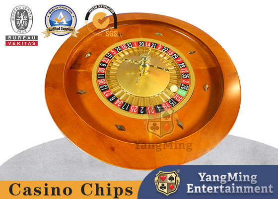 Beli Domestik 45cm Solid Kayu Manual Roulette Kasino Poker Game Meja Kayu Roulette pembuatan online