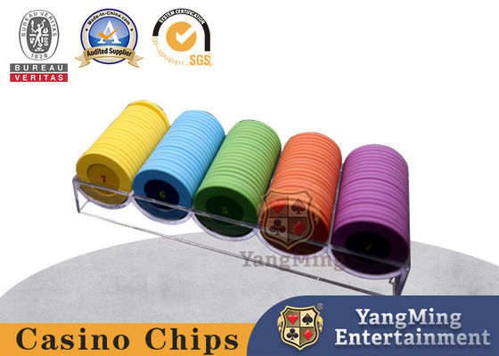 Beli 100 Piece Round Chips Floating Light Casino Chip Tray Tanpa Tutup Cocok Untuk Permainan Kartu pembuatan online