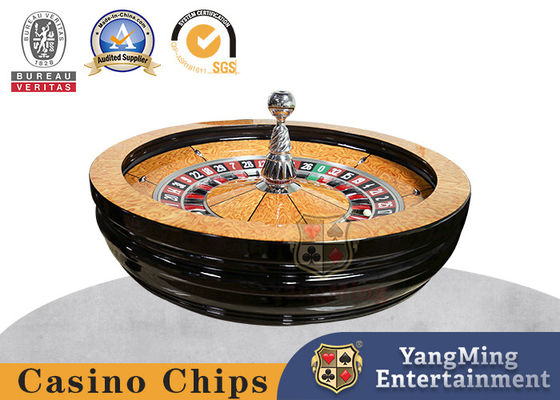Beli Diimpor Kayu Padat 82cm Manual Kasino Roulette Roda Untuk Baccarat Texas Hold'em Blackjack Roulette pembuatan online