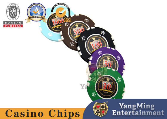 Beli 760 PCS Kustom Dicetak Tanah Liat Plastik Poker Chips Hadiah Set Dalam Kasus Aluminium Perak pembuatan online