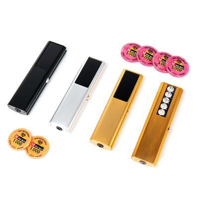 Beli Gold Black Wireless Charging Poker Chip Code Checker Kasino Baccarat Poker Permainan Meja pembuatan online
