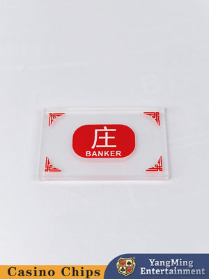 Beli Acrylic Frosted Baccarat Judi Meja Permainan Cina Inggris Banker Player Marker pembuatan online