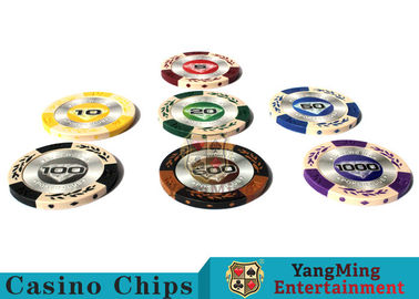 Beli 14g Chip Tanah Liat Kustom Dengan Ketebalan Stiker 3.4mm pembuatan online