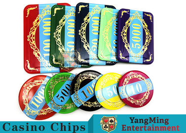 Beli Ekonomi Plastik Kasino Poker Chips Set 760 pcs Dengan Aluminium Case pembuatan online