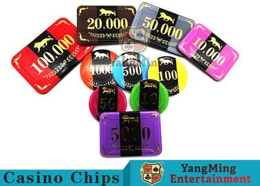 Beli 3.3mm Tebal RFID Kasino Poker Chip Set Dengan Aluminium Chips Case pembuatan online