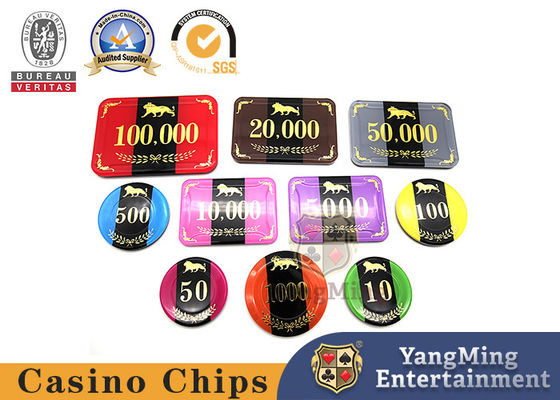 Beli Pasokan pabrik 3.3mm Tebal Profesional Poker Chip Cahaya UV Dengan Aluminium Keamanan Chip Kasus pembuatan online