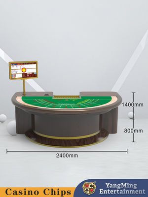 Beli Half Round Treadle Casino Baccarat Poker Meja Permainan Untuk Hiburan Casual Permainan Poker Meja Permainan pembuatan online