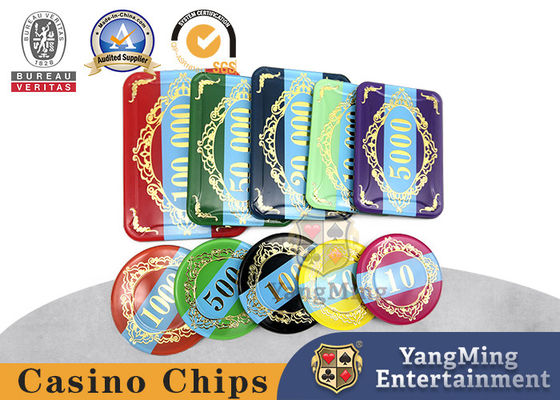 Beli Set Chip Poker Kasino Akrilik Berwarna-warni Dengan Bahan Bermutu Tinggi Seiko Build pembuatan online